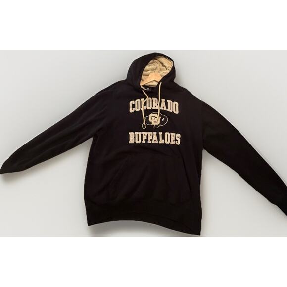 Colosseum Other - Colosseum Colorado Buffaloes Men's Fleece Pullover Hoodie Black Beige L